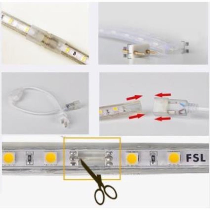 Nguồn Đa Năng Dây Led 2 chân kim điểu chỉnh theo kích thước bản dây led