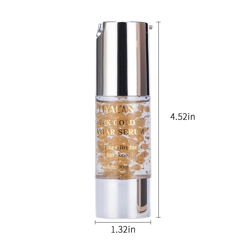 Ảnh Serum LIYAL'AN Vàng 24k Và Trứng Cá Muối Hữu Cơ Làm Trắng Da Chống Lão Hóa 30ml 4