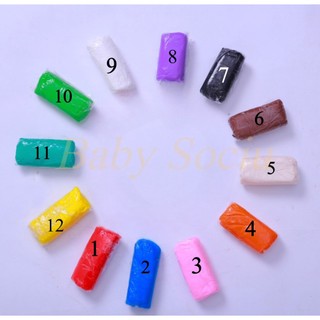 Đất sét tự khô loại cứng như nhựa gói 500gr/polimeclay/móc khóa/hoa đất sét