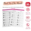 Bộ tập vẽ nail 12 tờ 144 mẫu có thể tái sử dụng - tập vẽ nail từ có bản tới nâng cao