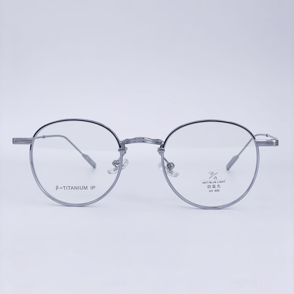 Gọng kính cận nam nữ LemonEyewear gọng titan cao cấp kiểu dáng mắt tròn LE22010
