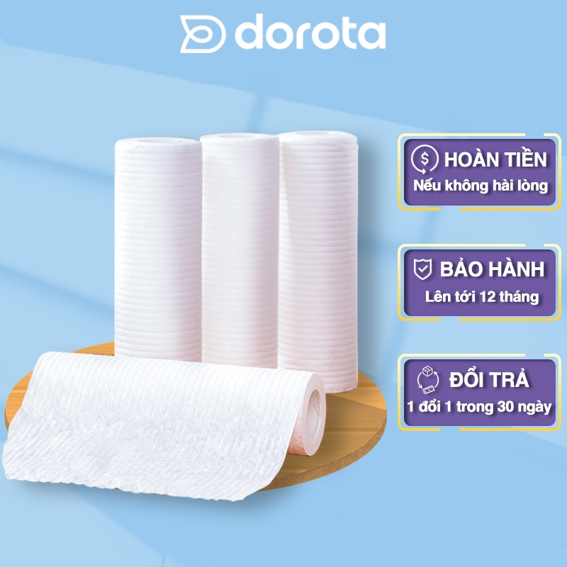 Khăn giấy cuộn đa năng DOROTA khăn giấy lau bếp kính lau tay chén bát AQ