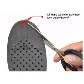 Cặp lót giày độn đế tăng chiều cao (Loại cao su đúc, có miếng lót nhung cao cấp)