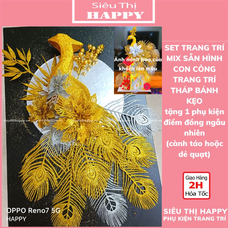 hoa trang trí tháp bánh giá tốt Tháng 10, 2024 | Mua ngay | Shopee ...