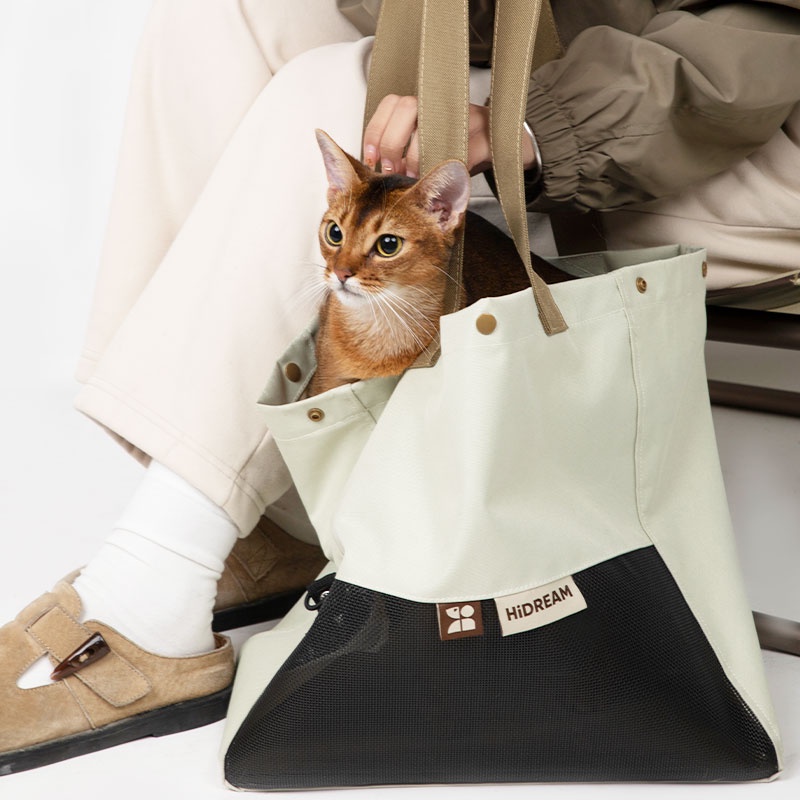 HamshMoc Soft Sided Pet Carrier Ba lô thú cưng chống nước Thông gió cho du lịch Đi bộ đường dài Cắm trại cho mèo Chó và động vật nhỏ Hàng không được phê duyệt