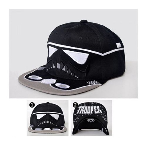 Unisex Mũ Bóng Chày Chiến Tranh Giữa Các Vì Sao Darth Vader Unisex Snapback Đen Trắng Nam Nữ Hip Hop Bố Nón Jedi Hiệp Sĩ Mũ
