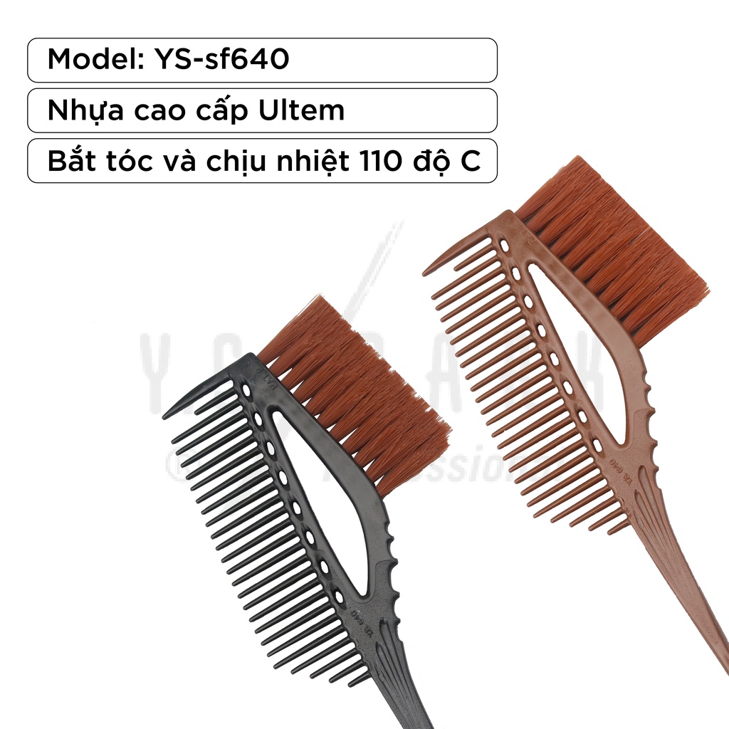 Ảnh Lược uốn nhuộm YS PARK YS-SF640 lông mềm nhọn chịu nhiệt hàng chính hãng made in Japan 2