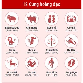 Vòng tay 12 cung hoàng đạo cho nam nữ năm 2023 - May mắn tài lộc - Bảo hành 12 tháng