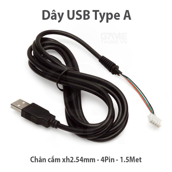 Dây USB Type A (Chân cắm xh2.54mm - 4Pin - 1.5Met) | Shopee Việt Nam