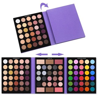 UCANBE Pretty All Set Eyeshadow Palette Bộ quà tặng ngày lễ Pro 86 màu Bộ trang điểm Matte Shimmer Eye Shadow Highlighters Contour Blush Powder All In One Pallet trang điểm