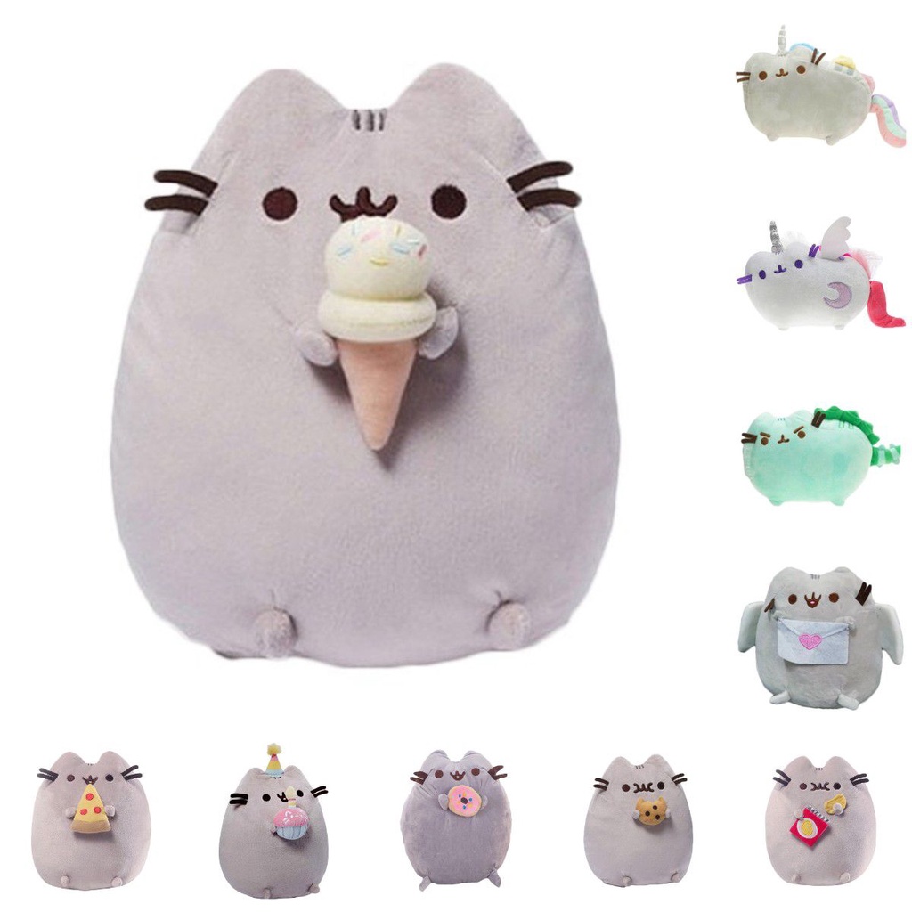 Pusheen The Cat Donut Cookie Đồ chơi mềm sang trọng dành cho trẻ em và quà tặng cho bé
