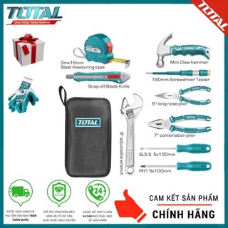 ĐỒ NGHỀ TOTAL Bộ 9 dụng cụ cầm tay THKTHP90096 <HÀNG CHÍNH HÃNG>