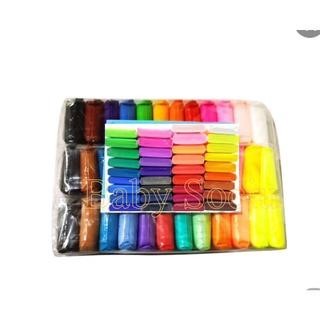 Set 36 màu đất sét siêu nhẹ tự khô loại 27/28cm đất nặn/diy/softclay