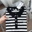 Váy đầm polo nữ kẻ ngang cổ bẻ siêu phẩm dáng suông dễ mặc fizano