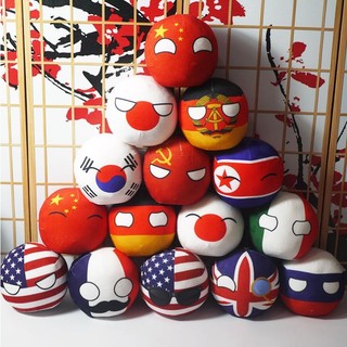 Gối sang trọng Soft And Cuddly Countryball Plus Ages Thích hợp cho mọi lứa tuổi