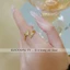 Nhẫn nữ bằng chất liệu titan không gỉ mặt hồ ly thời trang sang trọng quyến rũ mẫu mới nhất 2023