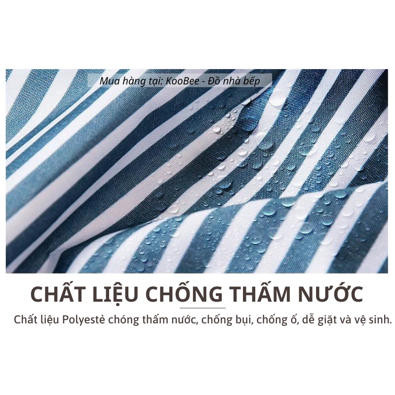 Combo Tạp Dề Nấu Ăn + Bao Ống Tay Chống Nước KOOBEE – Chất Liệu PVC, Có Túi Đựng Tiện Dụng (CSNC30)