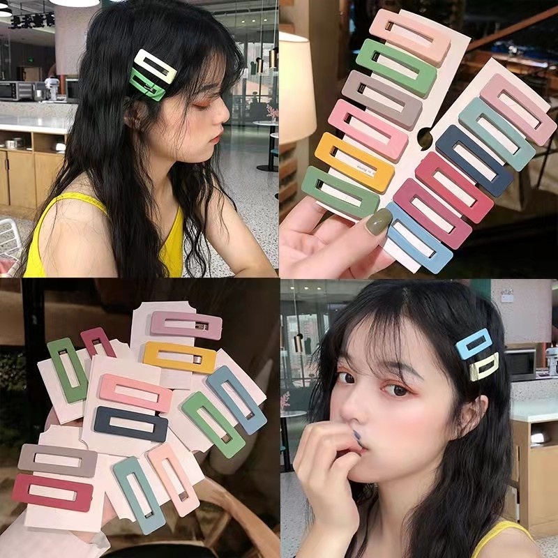 Set 10 cái kẹp bb ngẫu nhiên nhiều màu | Kẹp mái phía bên cho bé gái hàn quốc | Phụ kiện tóc đơn giản thời trang mới