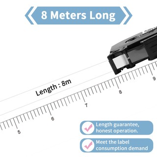 Băng Keo Trắng P-Touch 12mm Zz231 tze tape Cho Máy In Nhãn brother Pze231 Pt110