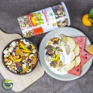 [TẶNG BÁT + MUỖNG GÁO DỪA] Combo 3 hộp Granola Siêu Hạt 90% hạt dinh dưỡng