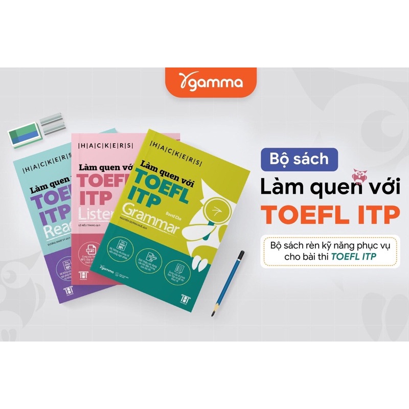 Sách - Combo 3 cuốn: Làm Quen Với TOEFL ITP (Reading + Listening ...