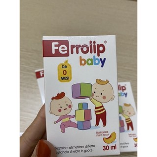 Sắt Ferrolip Baby, bổ sung sắt hữu cơ cho bé- 30ml