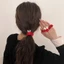 YT4 Năm Mới sheadline Tóc Dây Scrunchies Thỏ Hoạt Hình Dây Buộc Tóc Dây Bé Gái Dễ Thương Dây Cao Su Mũ Đội Đầu Nhỏ