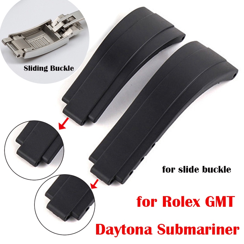 Dây Đeo Đồng Hồ Bằng Cao Su TPU 20mm Cho Rolex GMT Daytona Submariner