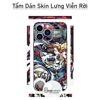 Tấm dán Skin Mặt Sau Hổ M02 FULL VIỀN Dành Cho 14prm,13prm , 12prm , 11prm , ip11 , ip12 , ip13 - FukiShop