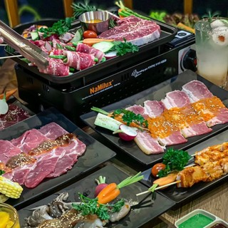 Bếp Nướng Tích Nhiệt NaMilux NH-84F | BBQ, Camping, Dã Ngoại│Cân Mọi Món Nướng: Beefsteak, Cá, Hải sản, Xiên que...