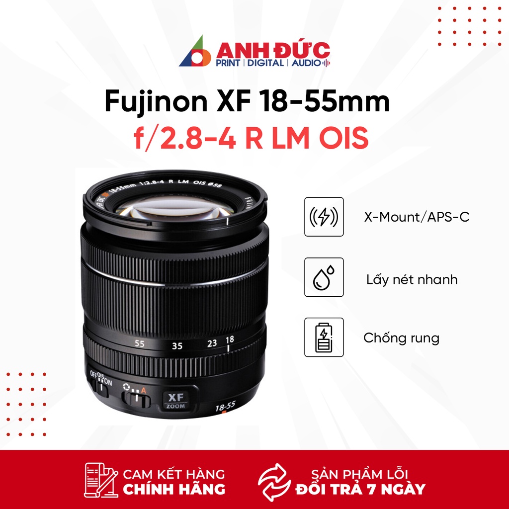 Fujinon XF 18-55mm f/2.8-4 造っ R LM OIS
