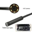 Camera nội soi Usb đa năng 7mm 6 Led Borescope Video Camera 2m 5m