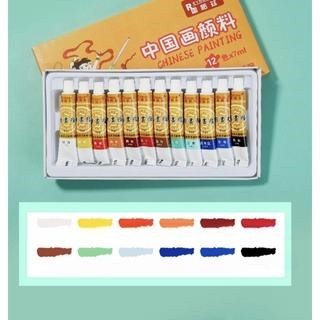 Set 12/18 màu nước Acrylic 7ml chuyên nghiệp