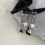 Unstop * Guitar Móc Khóa Kim Loại Mini Pentagram Ngôi Sao Móc Khóa Lấp Lánh Y2k Mặt Dây Chuyền Móc Khóa Trang Sức Giáng Sinh Người Yêu Âm Nhạc O