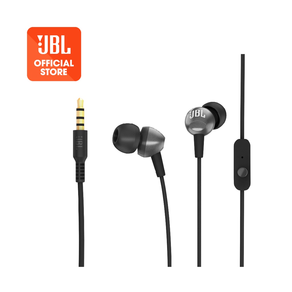 Tai Nghe Nhét Tai Có Dây JBL C200SI Cổng Aux 3.5 - Hàng Chính Hãng