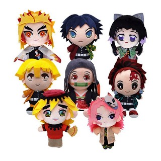 Búp Bê Nhồi Bông Hình Nhân Vật Kimetsu No Yaiba Kamado Tanjirou Tomioka Giyuu Agatsuma Zenitsu Douma Sabito 20cm
