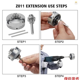 Mâm Cặp 4 Ngàm Tự Cân Bằng Gỗ / Kim Loại Mini