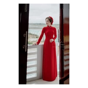 áo dài cô dâu