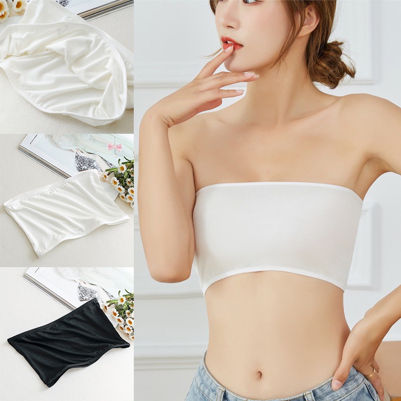 Áo Ngực Thể Thao Bandeau Mềm Mại Sang Trọng Cho Ngày Thường