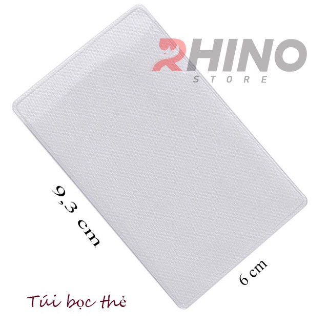 Ảnh Bọc đựng thẻ căn cước công dân, bằng lái xe, atm Rhino C101 trong suốt 1