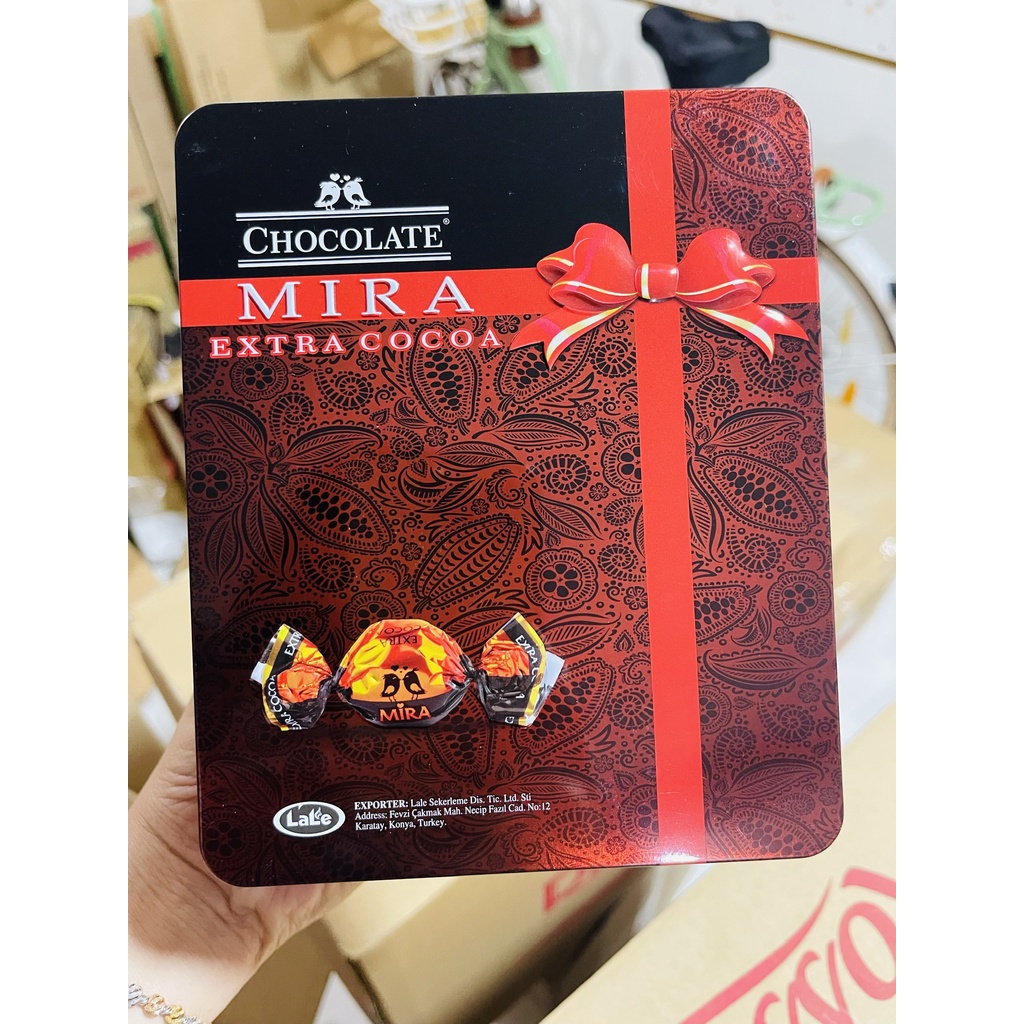 Socola Mira Extra Cocoa – hiệu Lale hộp thiếc 180g | Shopee Việt Nam