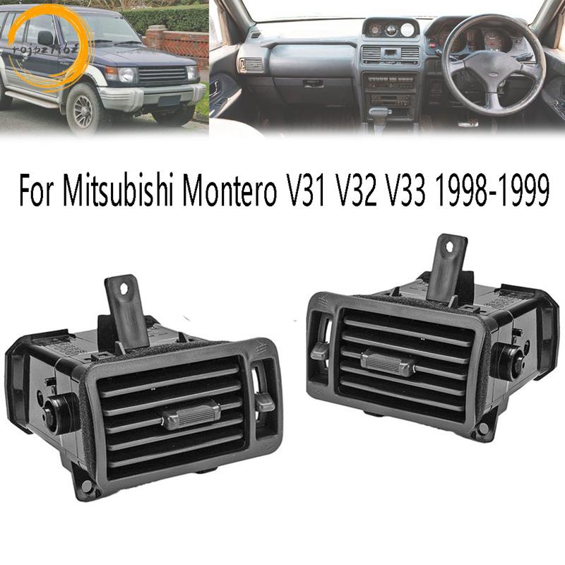 Bảng điều khiển lỗ thông hơi điều hòa trái + phải A / C cho Mitsubishi Pajero Shogun Montero V31 V32 V33 1998-2016