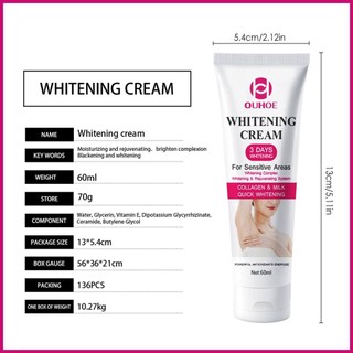 Kem Làm Trắng Vùng Da Dưới Cánh Tay Chứa Vitamin E Và Ceramide 2.11 fl.oz