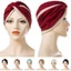 Mũ Turban JKDESIGN Thời trang nữ Hijab Hồi giáo hai màu