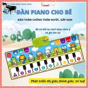 🎁Hỏa Tốc🎁Đàn piano -Thảm âm nhạc kiểu dáng đàn phím dành cho bé, giúp trẻ phát triển năng khiếu, cảm thụ âm nhạc
