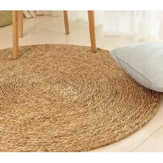 Thảm Lót Lục Bình Đường Kính 1m NEOP (Bèo Tây) - Tròn Vintage - Lót Sàn - Thảm Ngồi - Trang Trí - Chụp Ảnh Sản Phẩm