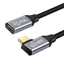 Cáp nối dài USB C GODD 90 độ Gen 2 USB-C 3 1 Cáp Video nam sang nữ