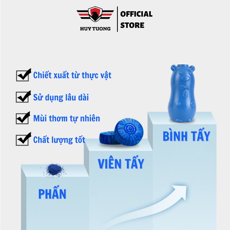 Ảnh Lọ thả bồn cầu hình HEO/GẤU, diệt khuẩn khử mùi tẩy sạch các mảng bám toilet - HUY TUONG 3