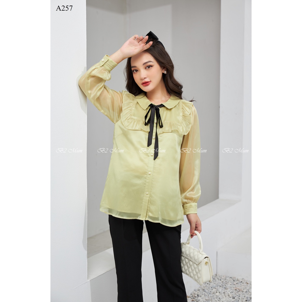 Áo bầu thiết kế Áo tơ bèo A257 B2MUM