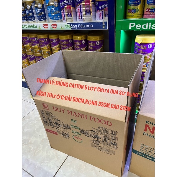 Thùng catton 5 Lớp chuyển nhà 50x32x27cm loại dày | Shopee Việt Nam